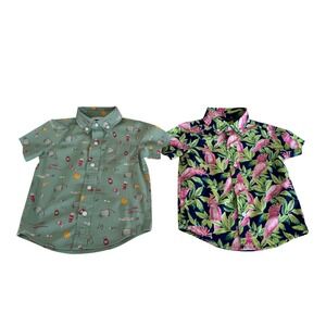 JANIE & JACK 18-24 Months Boys Short Sleeve Shirt Set of 2